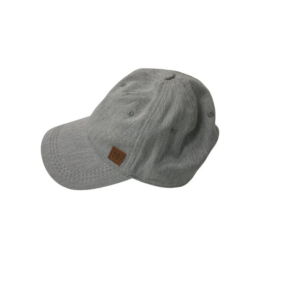 Roxy Gray Cotton Adjustable Baseball Cap - Picture 3 of 4